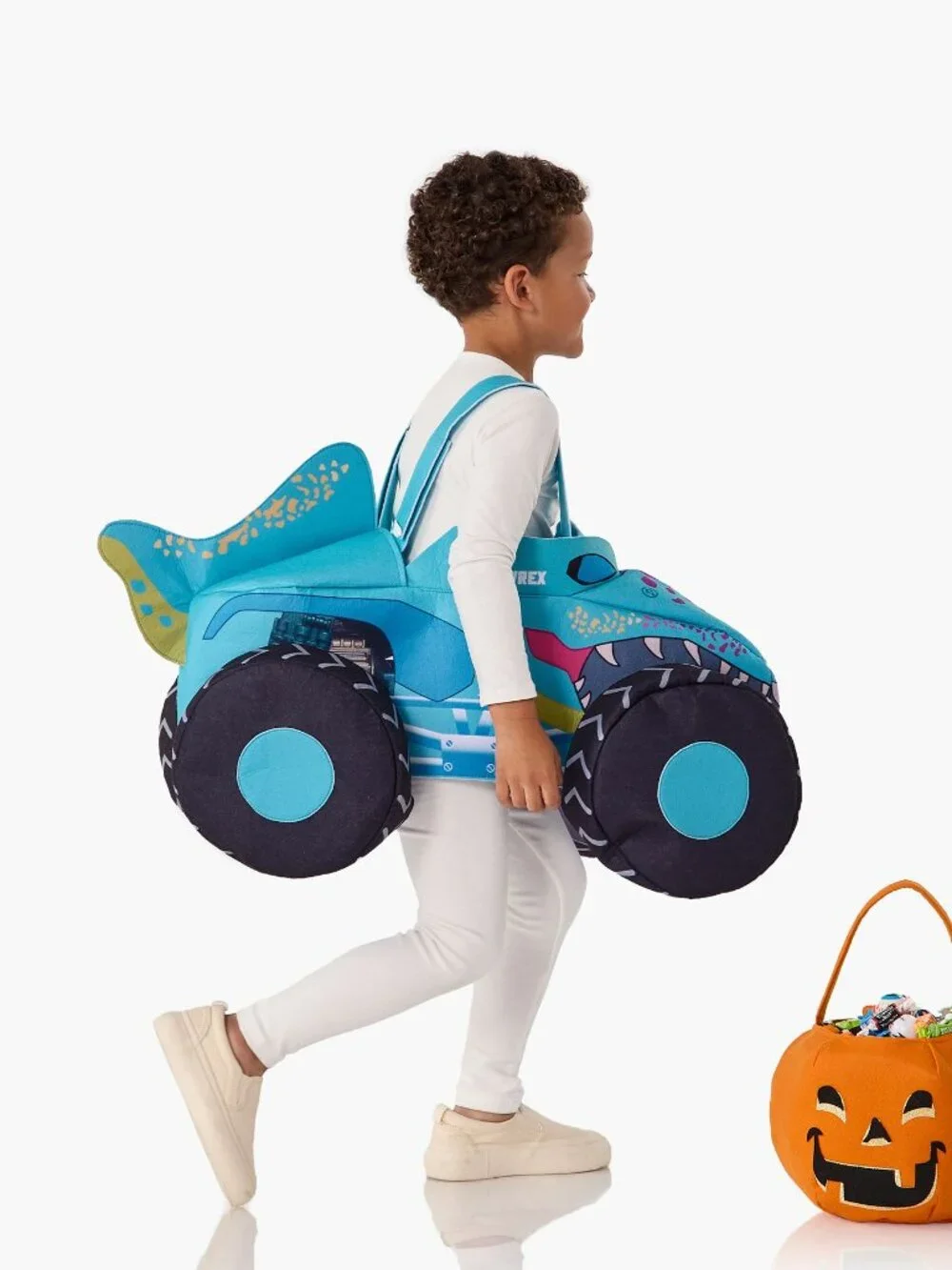 Pottery Barn x Hot Wheels Monster Trucks Mega Wrex Ride-On Toddler Costume NWT